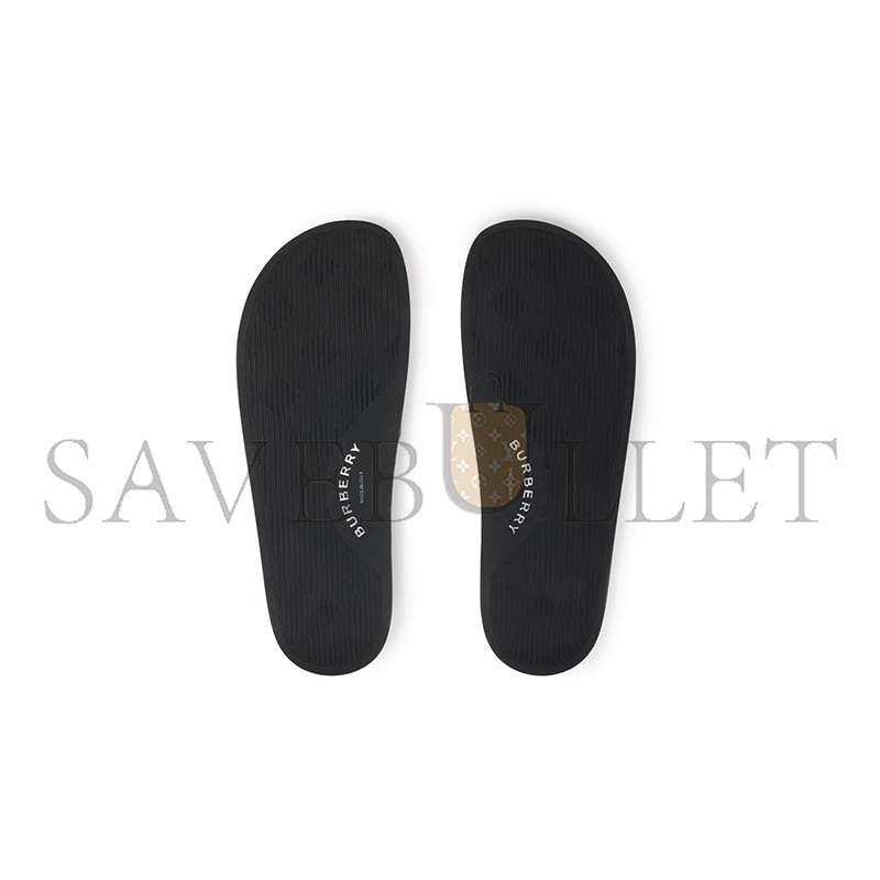 Bv*b*rry furley check slide sandals